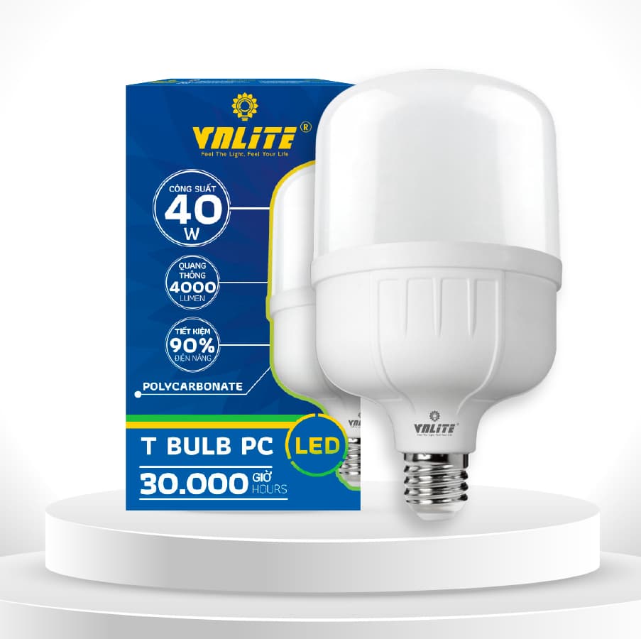 VNLITE LED T-BULB PC 40W 6500K E27