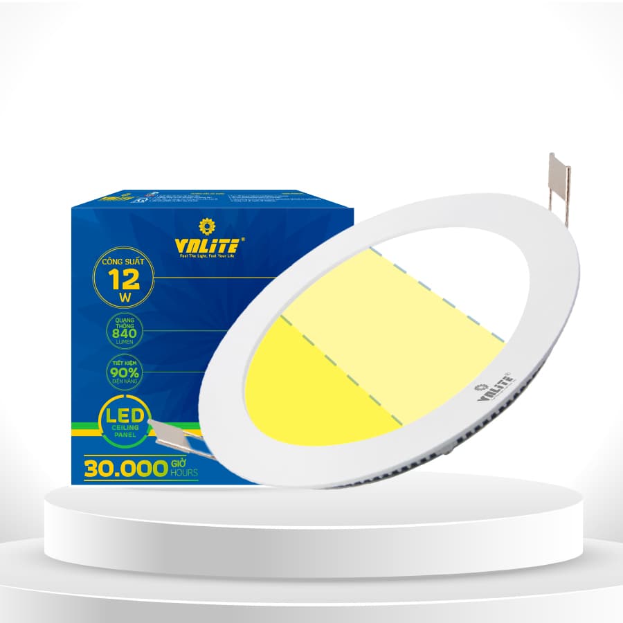 VNLITE LED ÂM TRẦN SM 12W 3 CHẾ ĐỘ TRÒN